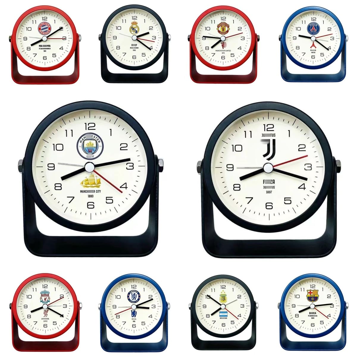 Amazon.co.jp: レアルマドリードfc 目覚まし時計 置き時計 時計